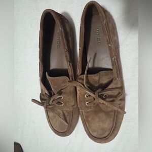 Vince Women's Moccasins in Rich Brown Suede